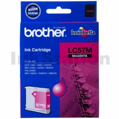 Genuine Brother LC-57M Magenta Ink Cartridge - 400 pages