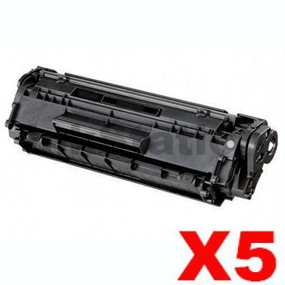 5 x Canon FX-9 Black Compatible Toner Cartridge 2,000 pages