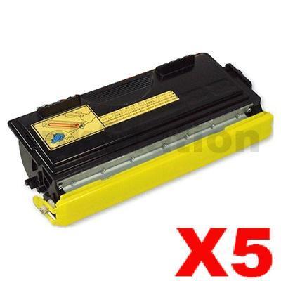 5 x Brother TN-6600 Black Compatible Toner Cartridge 6,000 pages