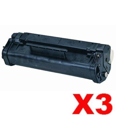 3 x HP C3906A (06A) Compatible Black Toner Cartridge - 2,500 Pages