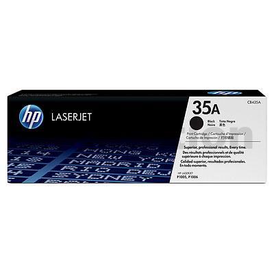 1 x HP CB435A (35A) Genuine Black Toner Cartridge - 1,500 Pages