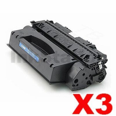 3 x HP Q5949X (49X) Compatible Black Toner Cartridge - 6,000 Pages