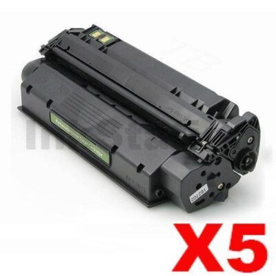 5 x HP Q2613X (13X) Compatible Black Toner Cartridge - 4,000 Pages
