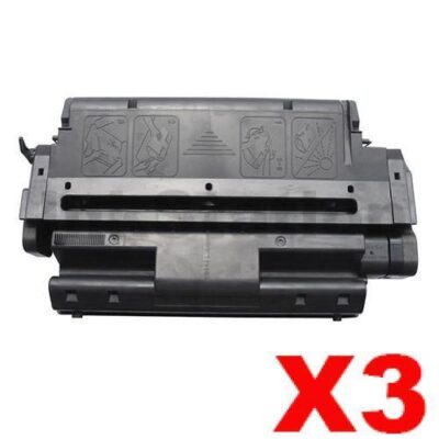 3 x HP C3909A (09A) Compatible Black Toner Cartridge - 15,000 Pages