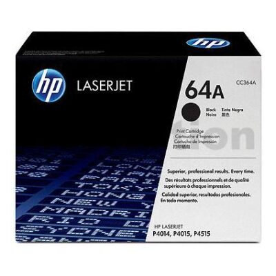 1 x HP CC364A (64A) Genuine Black Toner Cartridge - 10,000 Pages