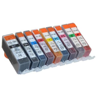 Any 20 x Canon PGI-5BK, CLI-8BK/C/M/Y/PC/PM/G/R Compatible Inkjet Combo(with Chip)