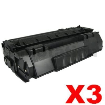 3 x Canon CART-308 Black Compatible Toner Cartridge 2,500 Pages