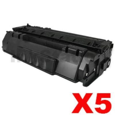 5 x Canon CART-308II  Black Compatible Toner Cartridge 6,000 Pages