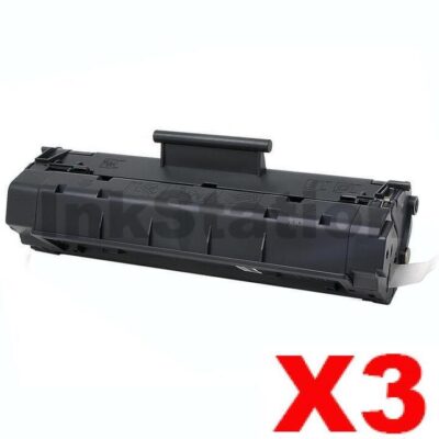 3 x Canon EP-22 Black Compatible Toner Cartridge - 2,500 pages