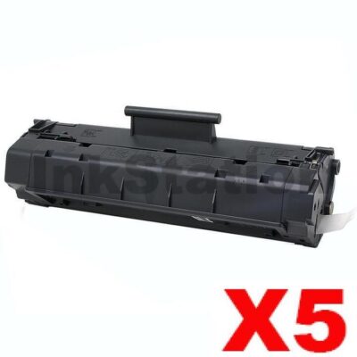 5 x Canon EP-22 Black Compatible Toner Cartridge - 2,500 pages