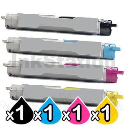 4-Pack Fuji Xerox DocuPrint C2535A Compatible Toner Cartridge [1BK,1C,1M,1Y]