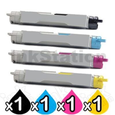 4-Pack Compatible Cartridge Combo for Fuji Xerox Phaser 6350 [1BK,1C,1M,1Y]