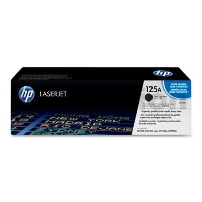 1 x HP CB540A (125A) Genuine Black Toner Cartridge - 2,200 Pages