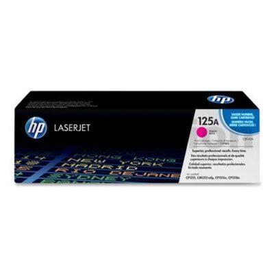 HP CB543A (125A) Genuine Magenta Toner Cartridge - 1,400 Pages