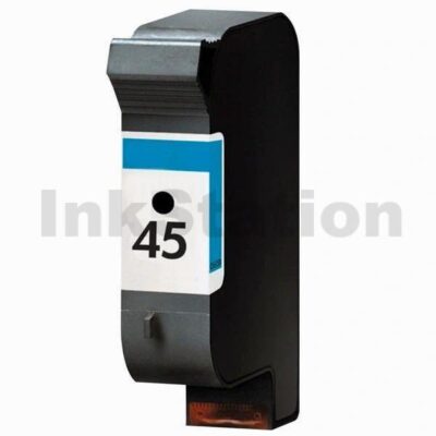 1 x HP 45 Compatible Black Inkjet Cartridge 51645AA