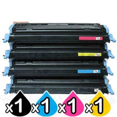 4 Pack HP C9720A-C9723A (641A) Compatible Toner Cartridges [1BK,1C,1M,1Y]