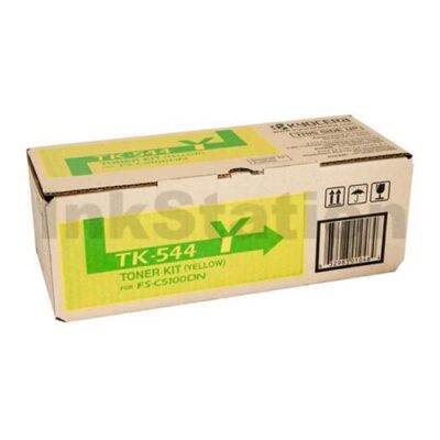 Genuine Kyocera TK-544Y Yellow Toner Cartridge FS-C5100DN - 4,000 pages