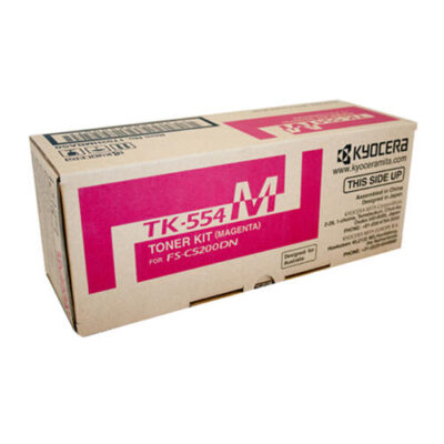 Genuine Kyocera TK-554M Magenta Toner Cartridge FS-C5200DN - 6,000 pages