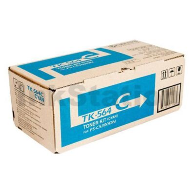 Genuine Kyocera TK-564C Cyan Toner Cartridge FS-C5300DN, FS-C5350DN, P-6030CDN - 10,000 pages