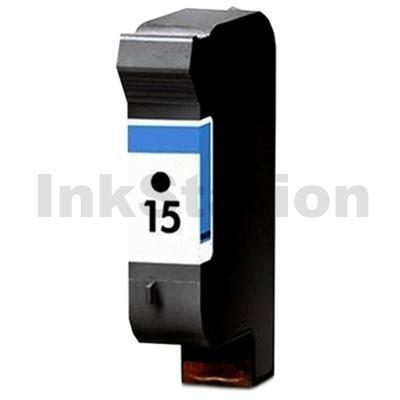 1 x HP 15 Compatible Black Inkjet Cartridge C6615DA