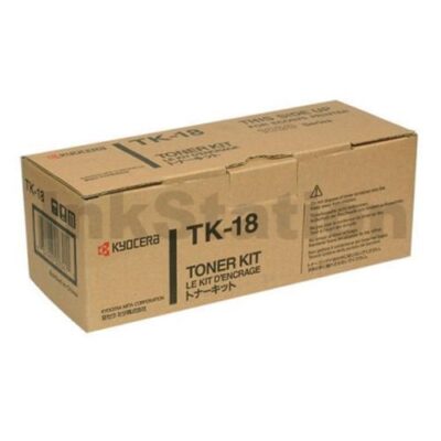1 x Genuine Kyocera TK-18 Black Toner Cartridge FS-1020D, FS-1020DN, FS-1118MFP, KM-1500, KM-1815, KM-1820 - 7,200 pages