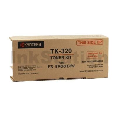 1 x Genuine Kyocera TK-320 Black Toner Cartridge FS-3900DN, FS-4000DN -15,000 pages