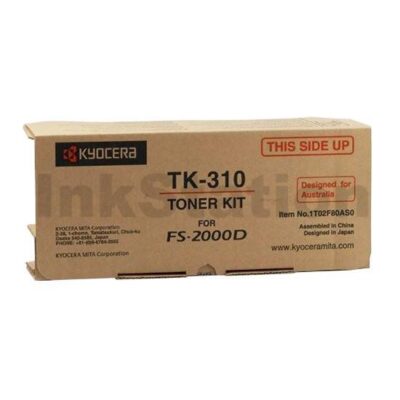 1 x Genuine Kyocera TK-310 Black Toner Cartridge  FS-2000D, FS-3900DN, FS-4000DN- 12,000 pages