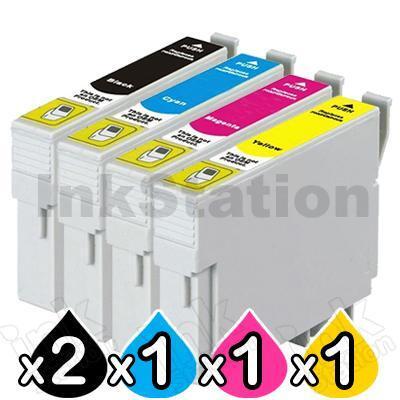 5 Pack Compatible Epson T0561-T0564 series [2BK,1C,1M,1Y]