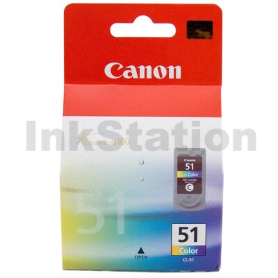 Genuine Canon CL-51 Colour High Yield Ink Cartridge - 545 pages