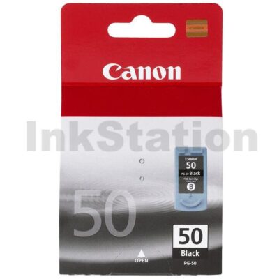Genuine Canon PG-50 Black High Yield Ink Cartridge - 510 pages