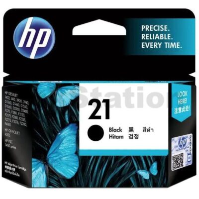 HP 21 Genuine Black Inkjet Cartridge C9351AA - 185 Pages