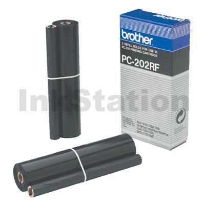 Brother PC-202RF Genuine Thermal Printing Ribbons [2 rolls Value Pack]