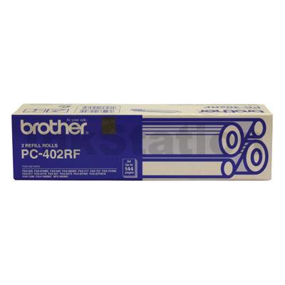 Brother PC-402RF Genuine Thermal Printing Ribbons [2 rolls Value Pack]