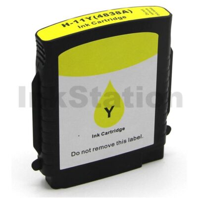 HP 11 Compatible Yellow Inkjet Cartridge C4838AA - 1,830 Pages