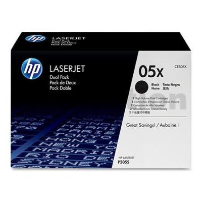 1 x HP CE505X (05X) Genuine Black High Yield Toner Cartridge - 6,500 Pages