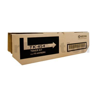 1 x Genuine Kyocera TK-454 Black Toner Cartridge FS-6970, FS-6970DN- 15,000 Pages