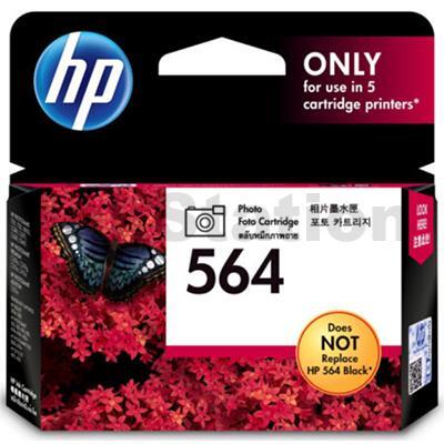 HP 564 Genuine Photo Black Inkjet Cartridge CB317WA - 130 Pages