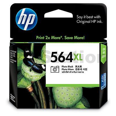 HP 564XL Genuine Photo Black High Yield Inkjet Cartridge CB322WA - 290 Pages