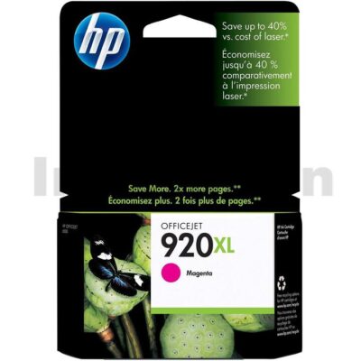 HP 920XL Genuine Magenta High Yield Inkjet Cartridge CD973AA