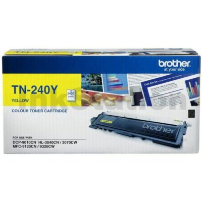 Brother TN-240Y Genuine Yellow Toner Cartridge - 1,400 pages