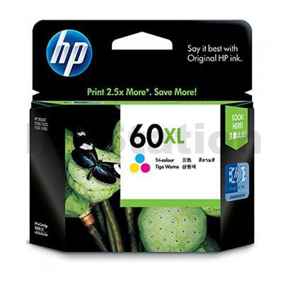 HP 60XL Genuine Colour Inkjet Cartridge CC644WA - 440 Pages