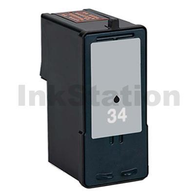 Lexmark No.34 (18C0034) Compatible Black Ink Cartridge High Yield - 475 pages