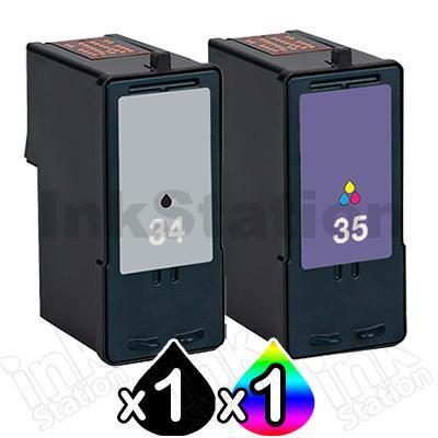 Lexmark No.34 & 35 (TPANZ22) Compatible Twinpack (18C0034 & 18C0035) [1BK,1CL]