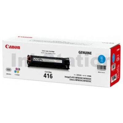Genuine Canon CART-416 Cyan Toner Cartridge 1,500 pages