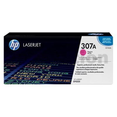 HP CE743A (307A) Genuine Magenta Toner Cartridge - 7,300 Pages