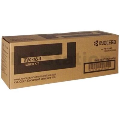 1 x Genuine Kyocera TK-164 Black Toner Kit FS-1120D, P-2035D- 2,500 pages