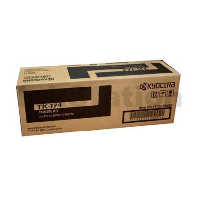 1 x Genuine Kyocera TK-174 Black Toner Kit FS-1320D, FS-1370DN, P-2135D, P-2135DN- 7,200 pages