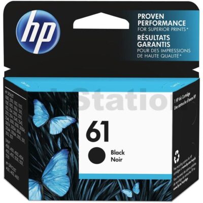 HP 61 Genuine Black Inkjet Cartridge CH561WA - 190 Pages