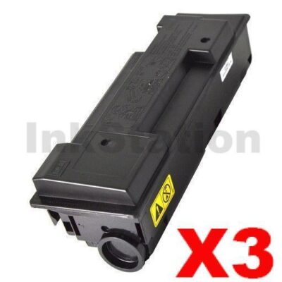 3 x Non-Genuine alternative for TK-344 Black Toner Cartridge suitable for Kyocera FS-2020D - 12,000 pages