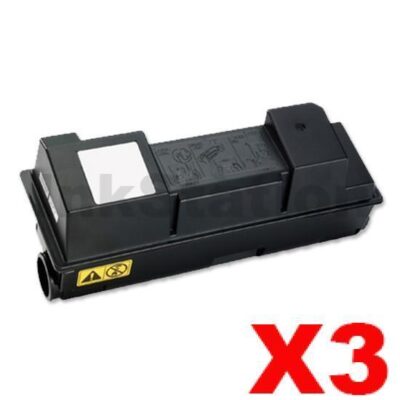 3 x Non-Genuine alternative for TK-364 Black Toner Cartridge suitable for Kyocera FS-4020DN - 20,000 pages